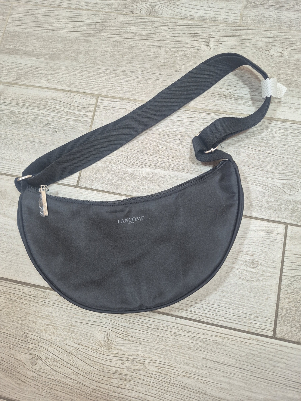 Lancome Black Crescent Shoulder Bag